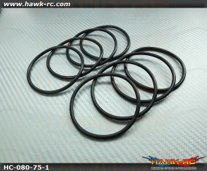 Hawk Creation Extreme Battery Rings For 4000mAh Lipo (8pcs)-Goblin 700